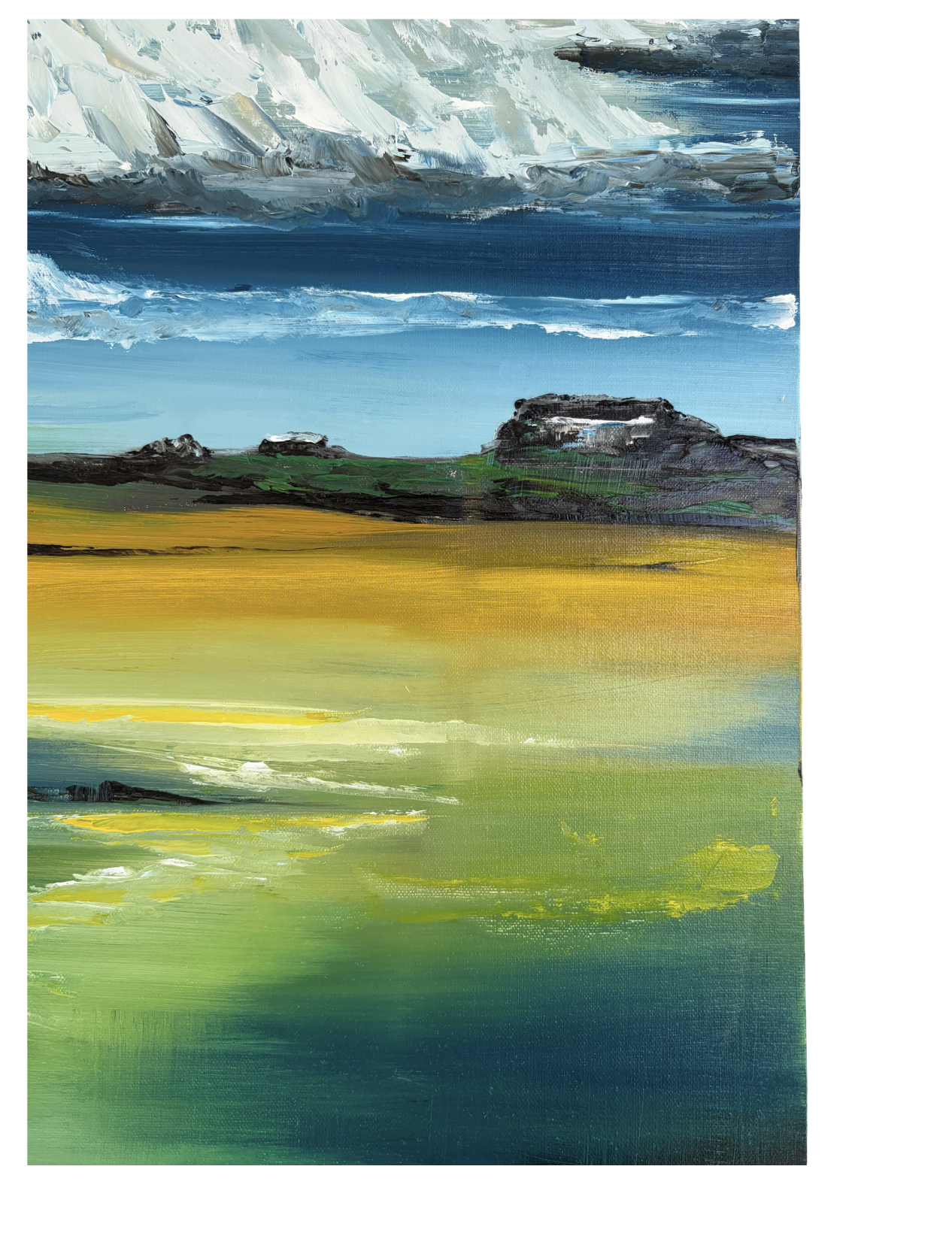 Marshland | 12 × 24 inches | Oil on Linen Panel