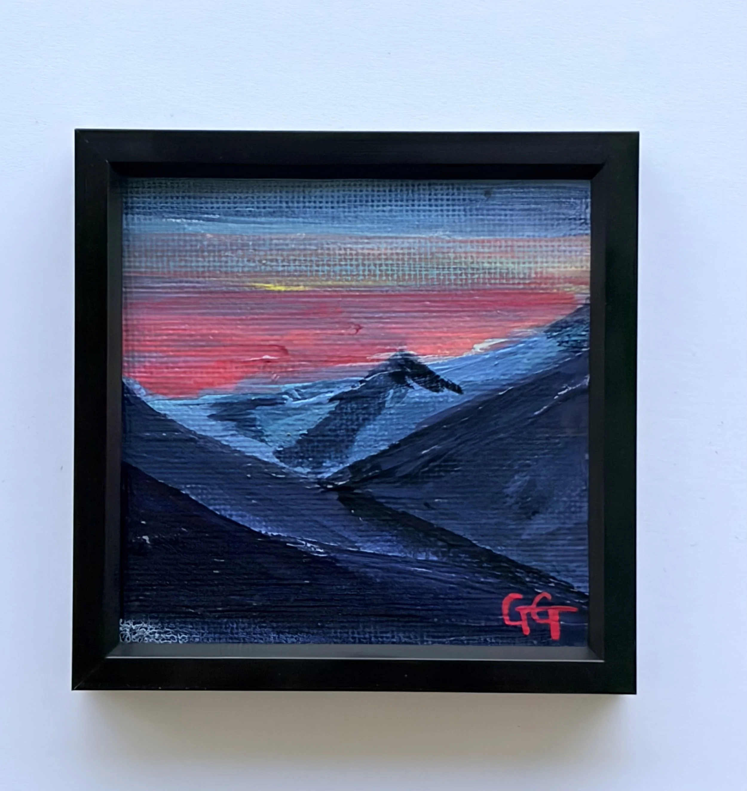 Georgina Gilmore Mini art, original min art, friendship art collection sacramento el dorado hills artist