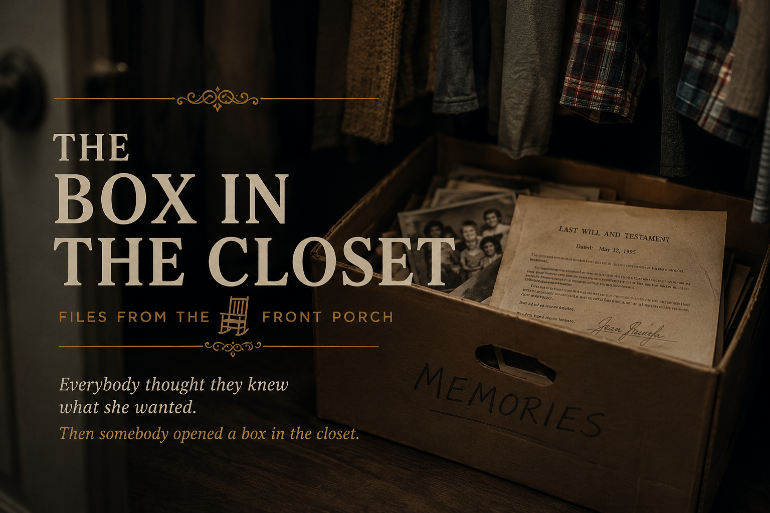 THE BOX IN THE CLOSET