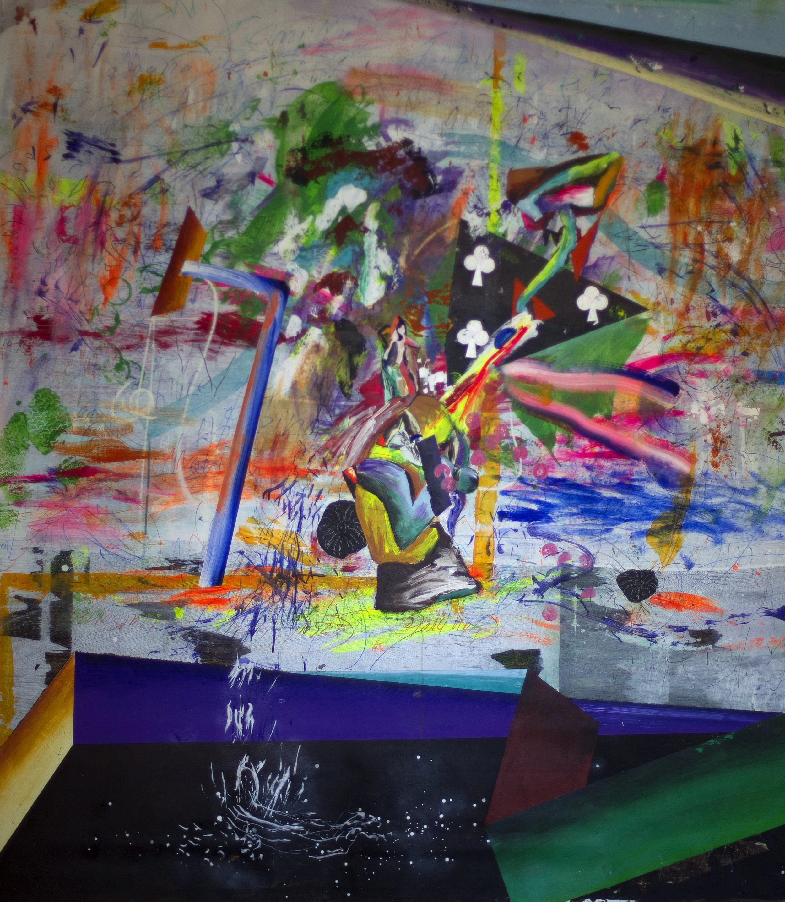 Macuta #2, 

mixed media on canvas, 2019

84.65 x 78.74 in | 215 x 200 cm 
