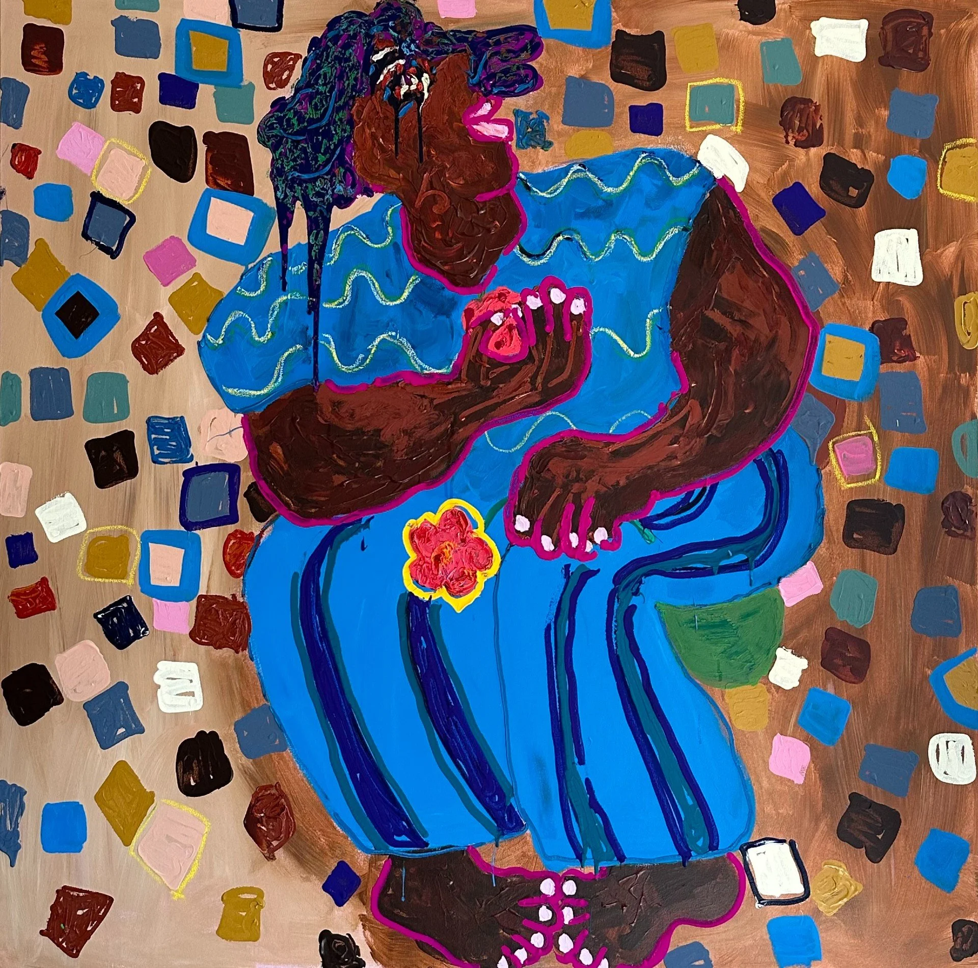 Blossoms in Autumn

Oil, Acrylic, and Oile Pastel on Canvas, 2023

48 X 48 in | 122 X 122 cm