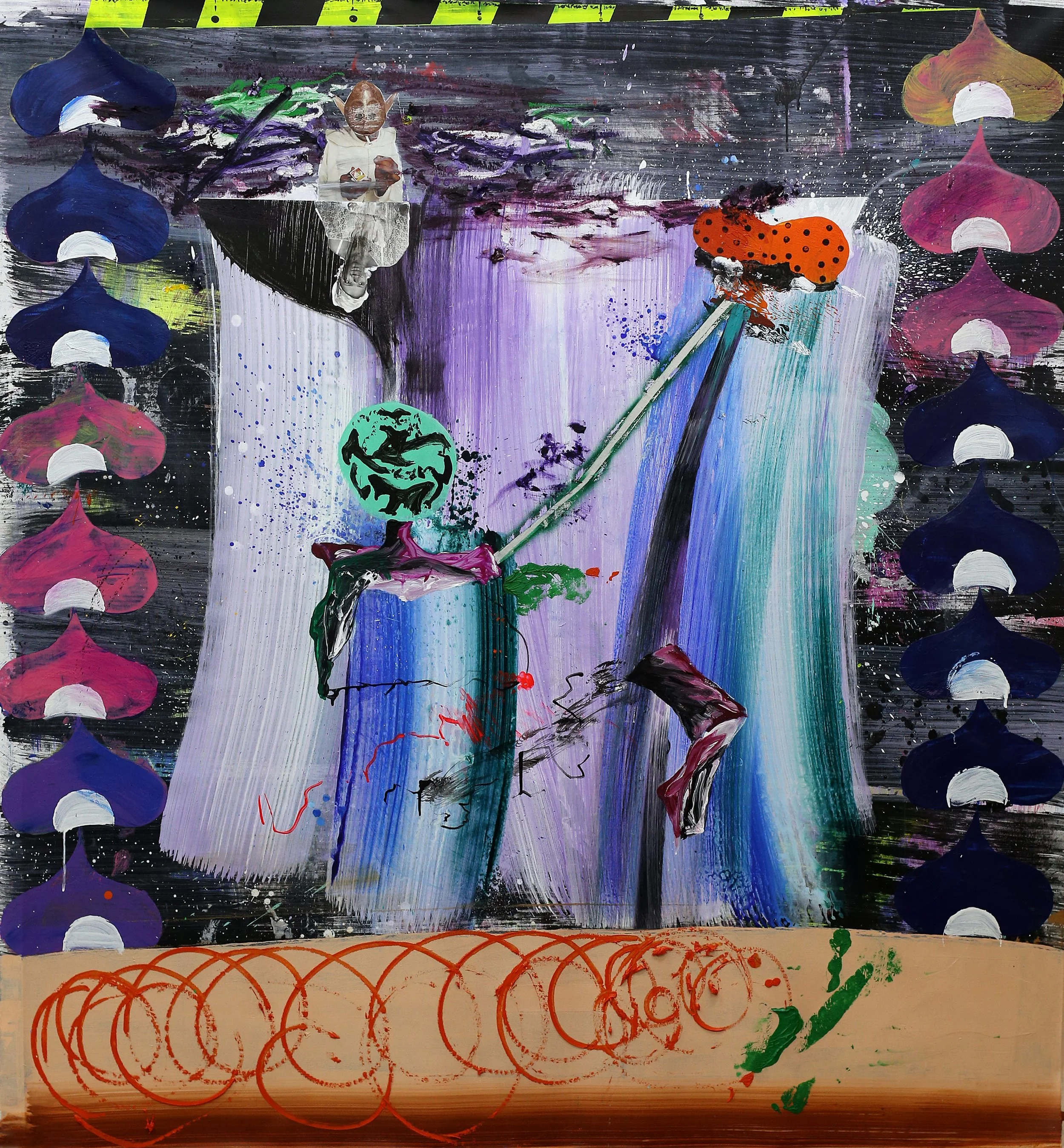 Heritage #1,

Mixed media on canvas, 2022

78.74 in x 70.87 in | 200 x180 cm