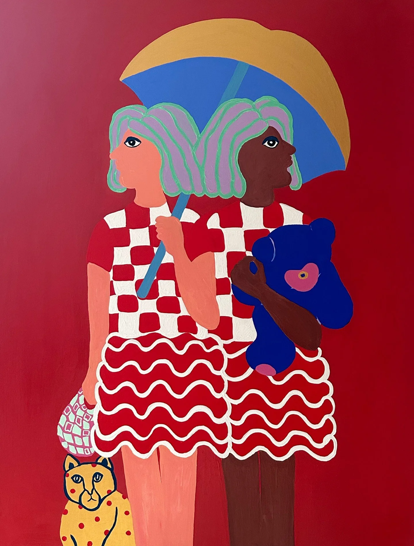 Together Apart

Oil and Gouache on Canvas, 2023

40 X 60 in | 101.5 X 152.5 cm