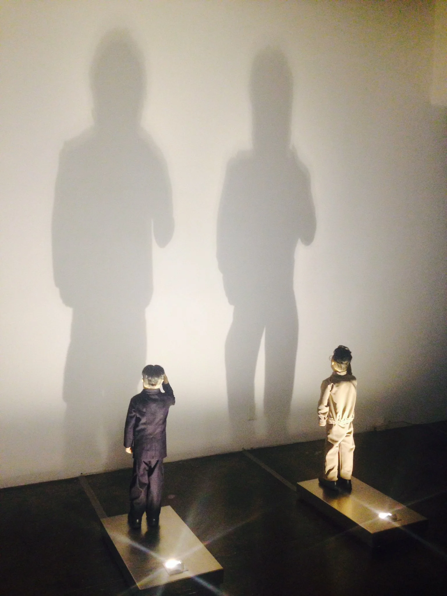 Installation View of "Egomaniac - Kim Jong Un" and "Egomaniac - Kim Jong Il"