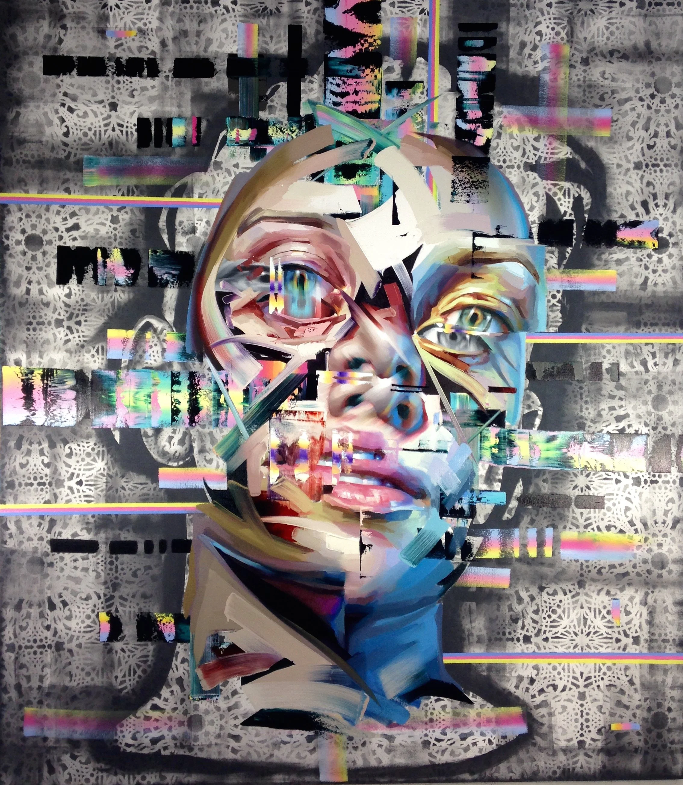 Tabula Rasa, 2015, Oil on canvas, 84 x 72 inches | 213.4 x 182.9 cm