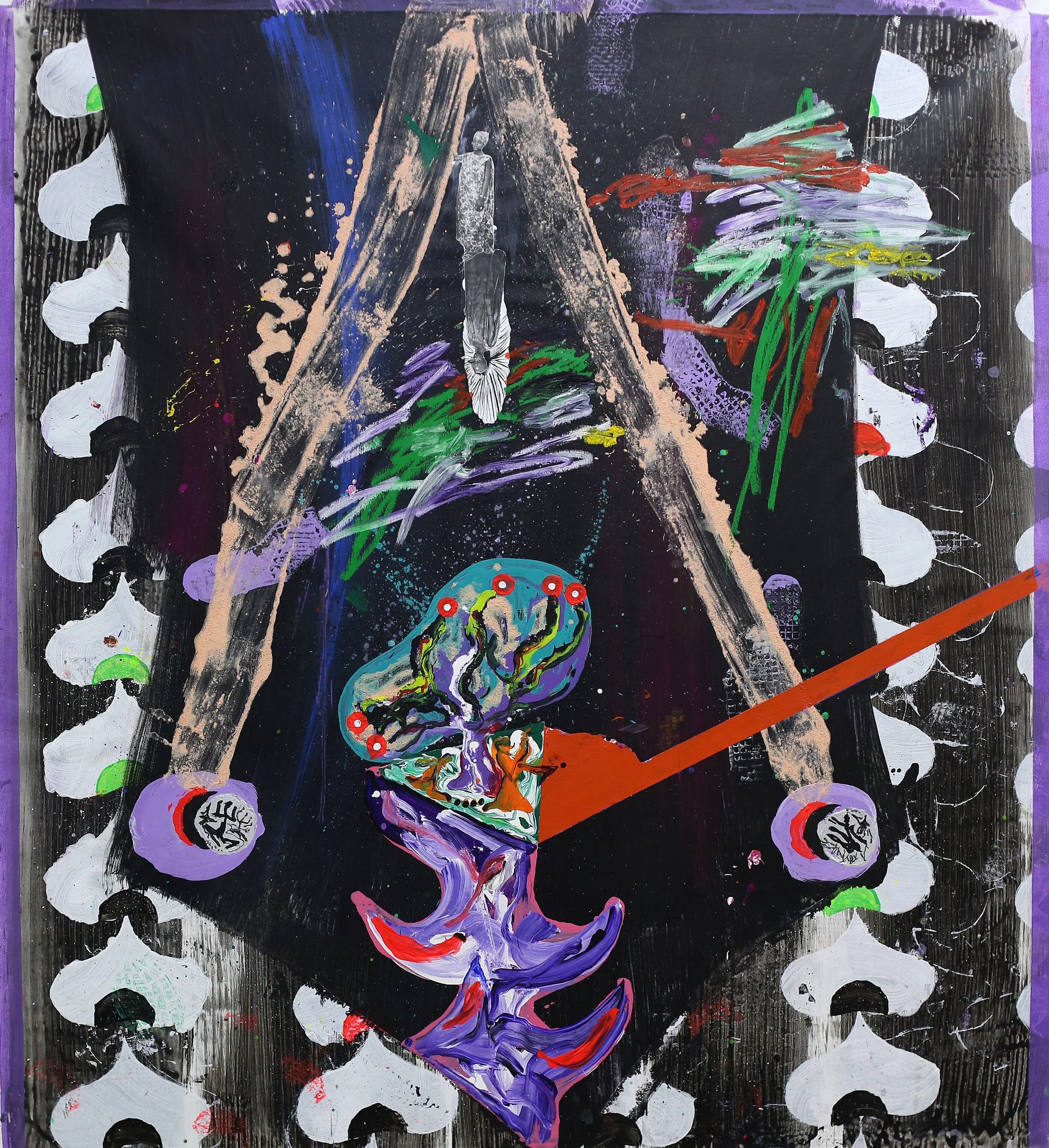 Heritage #3,

Mixed media on canvas, 2022

78.74 in x 70.87 in | 200 x180 cm