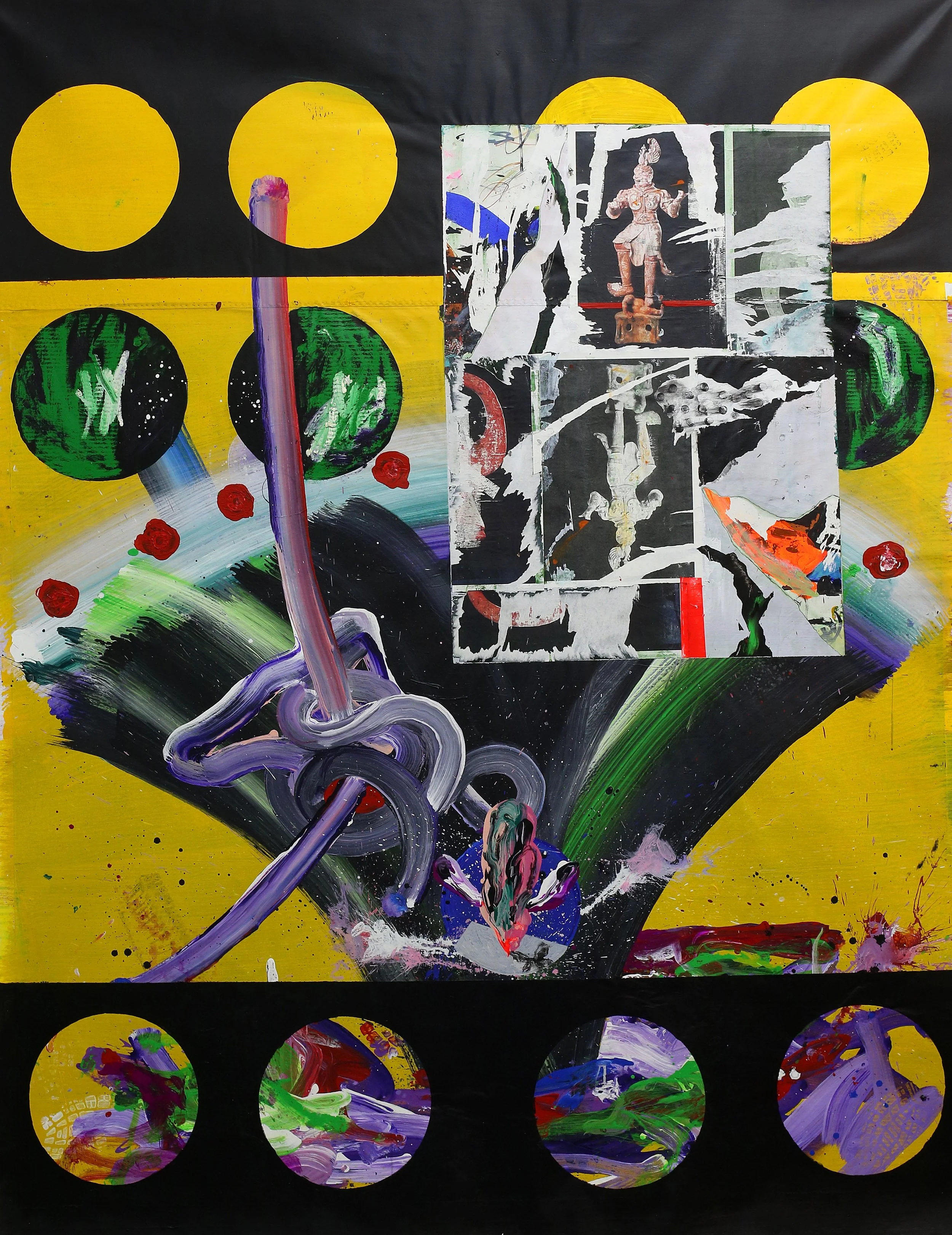 The Guardian,

Mixed media on canvas, 2023

 84.65 x 70.87 in | 215 x 180 cm