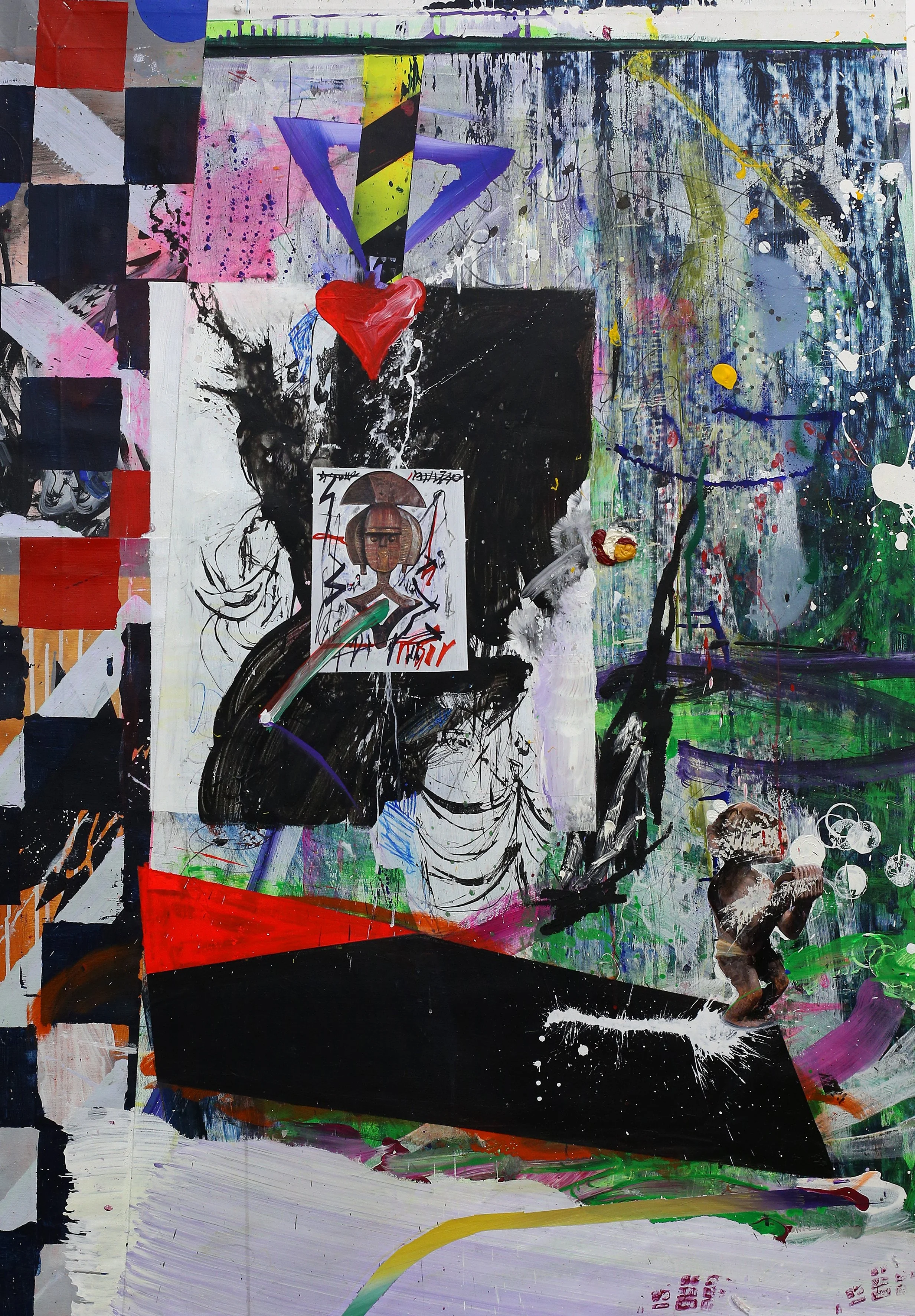 Meditation,

Mixed media on canvas, 2023

54.33 x 37.8 in | 138 x 96 cm