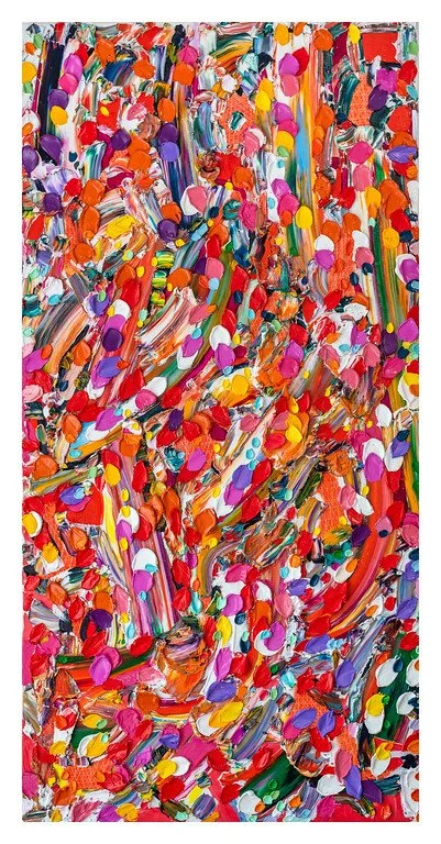 Llewellyn Xavier

I Am Not Saying A Word But I Am Perfectly Aware Of Everything That Is Going On 

Oil on Canvas

60 x 30 in | 153 x 76 cm

c. 2019