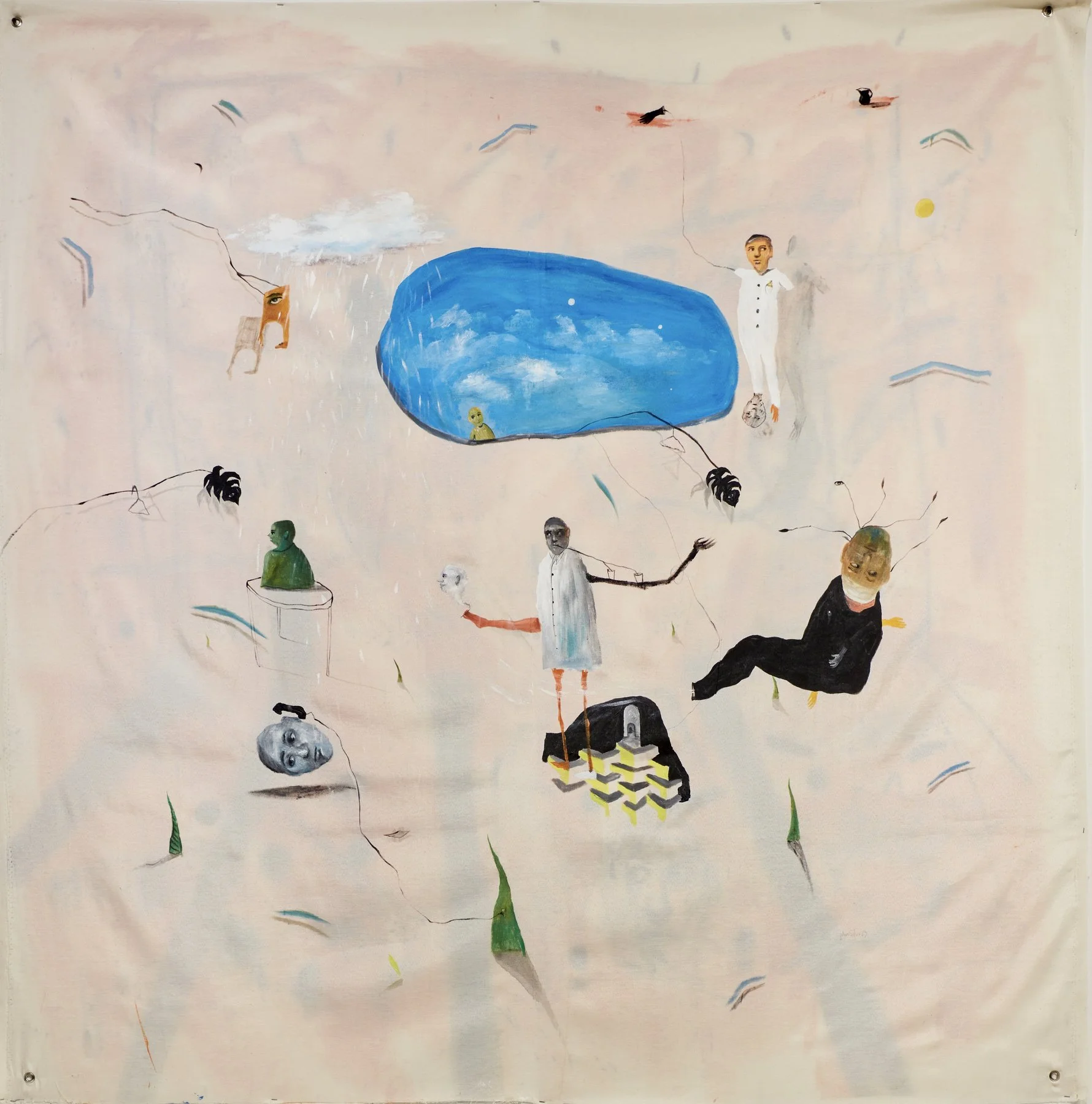 Submundo,

2023,

Acrylic on Canvas

74.5 x 75 in | 189.2 cm x 190.5