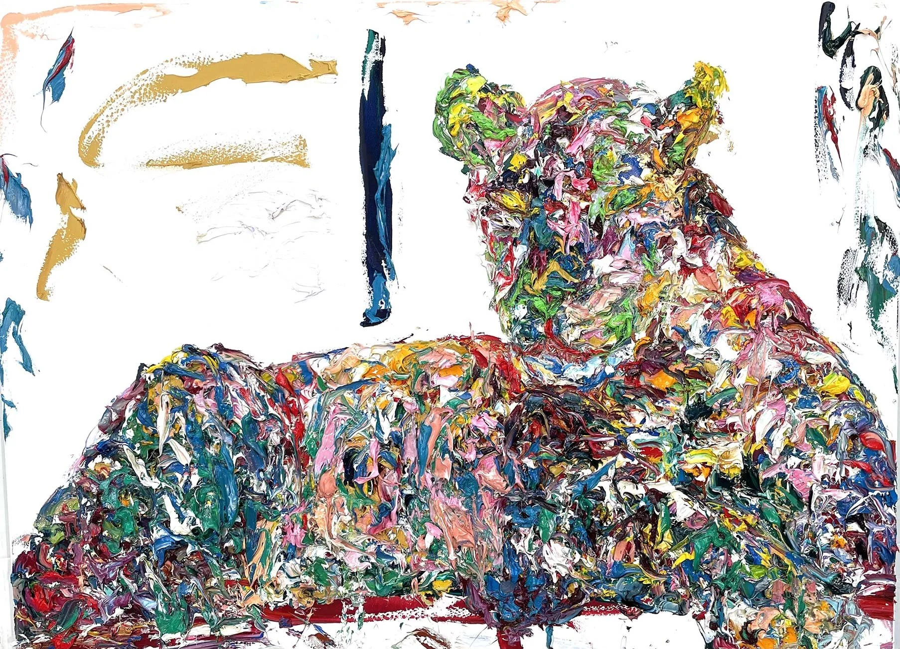 SENZA-PAURA, 35.4 x 47.2 inches (100 x 120 cm).