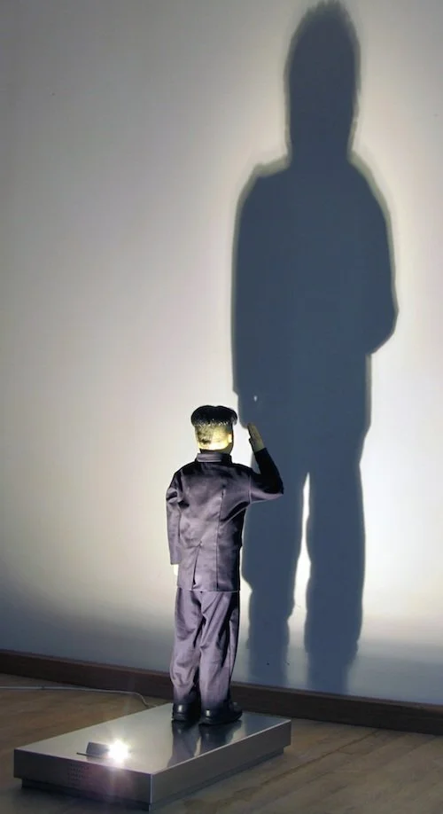 Egomaniac- Kim Jong Un, Mixed media, 35 x 17 x 15 inch (88.9 x 43.2 x 38.1 cm)