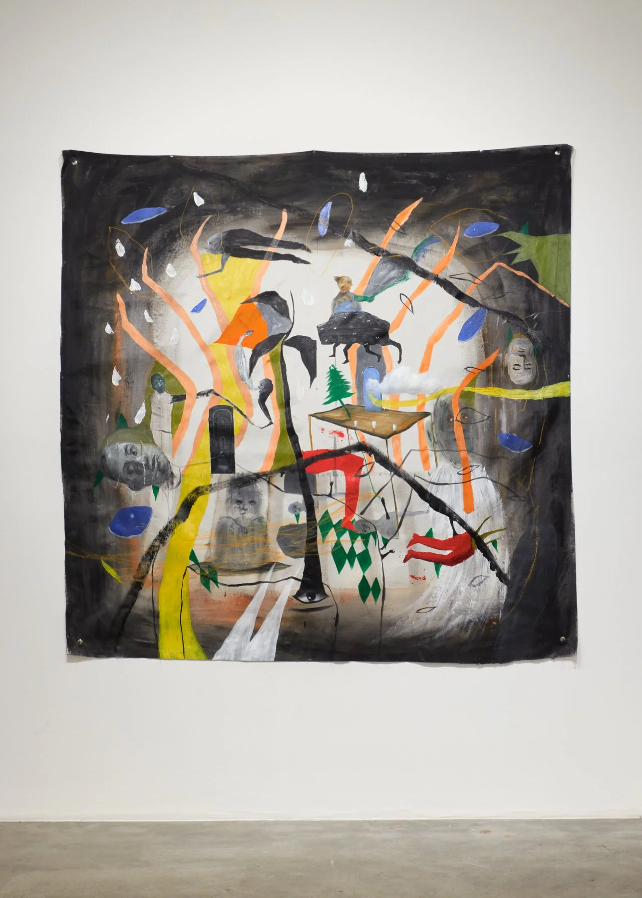 Múltiples Mundos Dentro

De Mi Habitación,

2024,

Acrylic on Canvas,

188 x 188 cm | 74