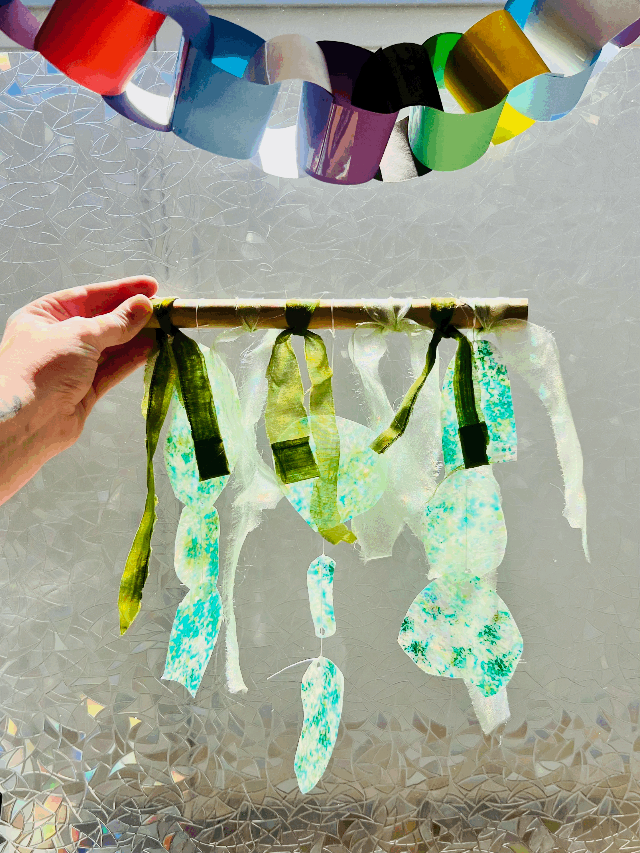 Wax Paper Suncatchers
