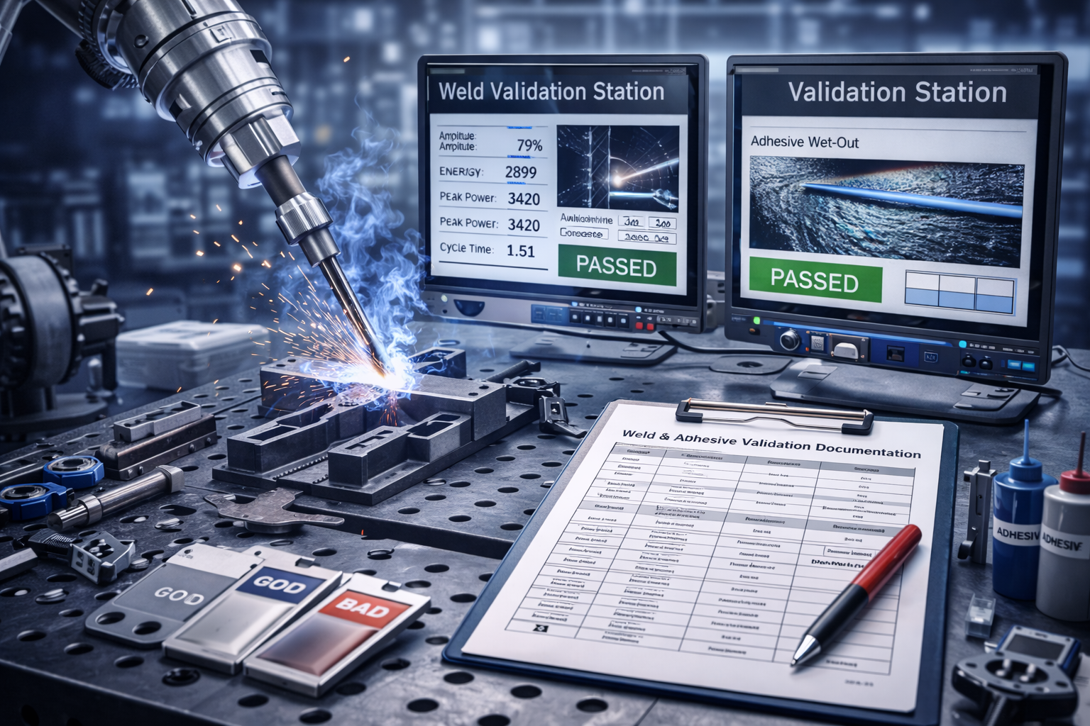 Destructive Weld and Wet-out Validation