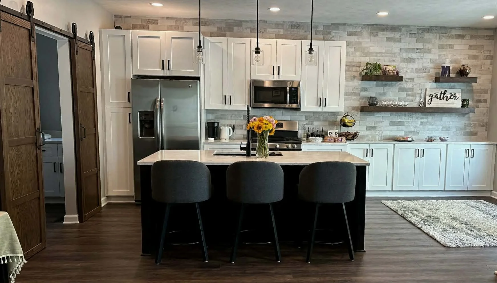 Modern kitchen remodel.