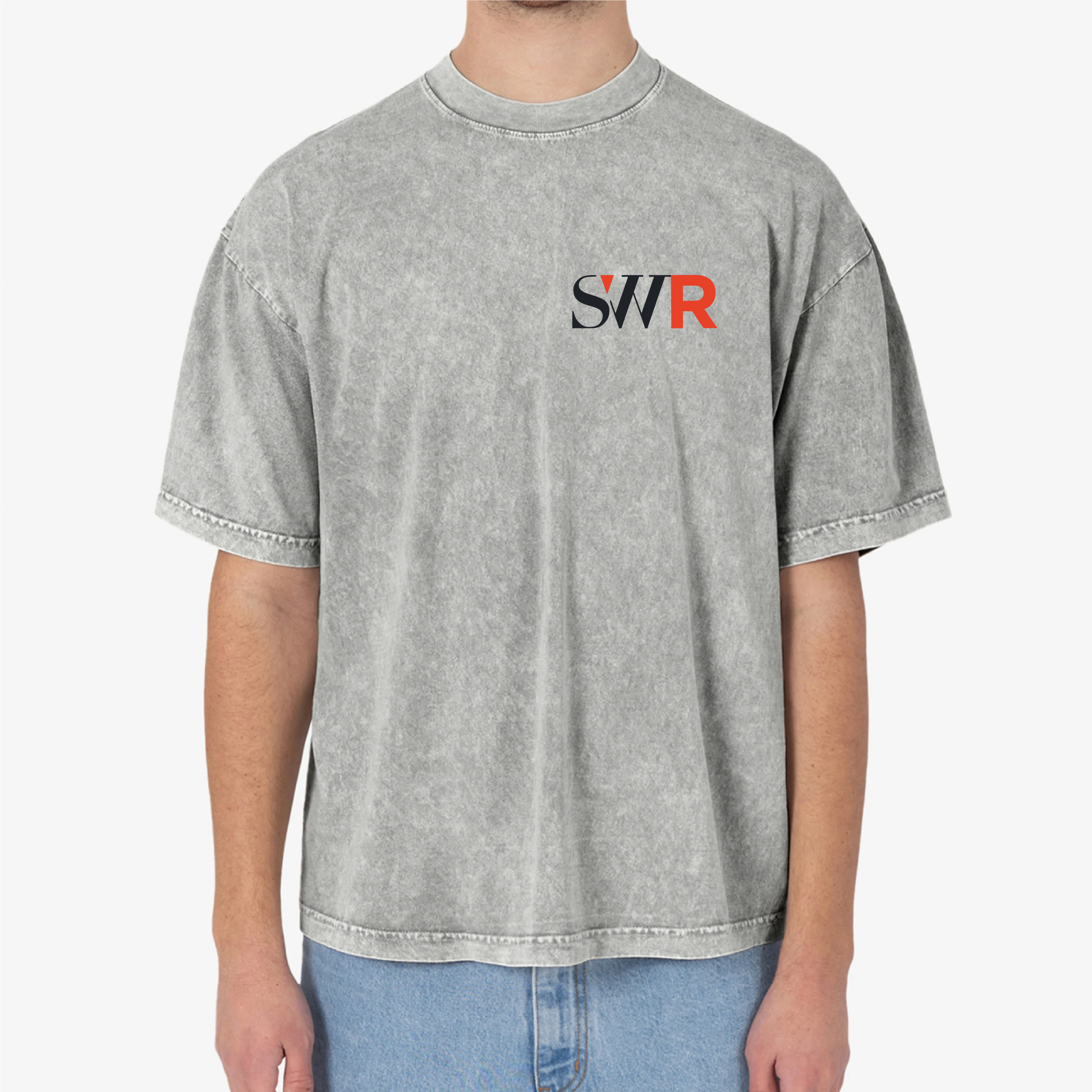 SWR Boxy T - Vintage Limestone Wash