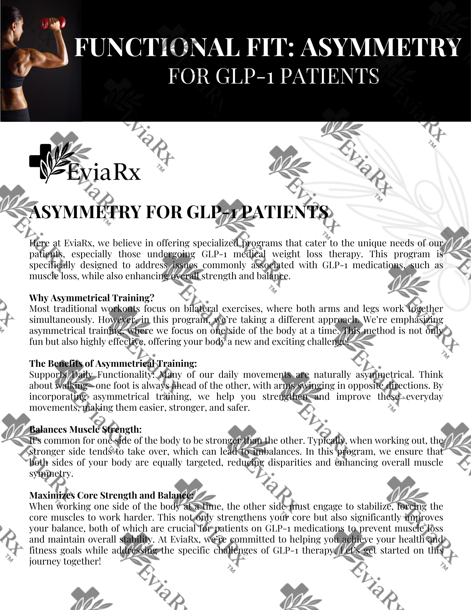 Evia Train™ Month 4 - Asymmetry Training