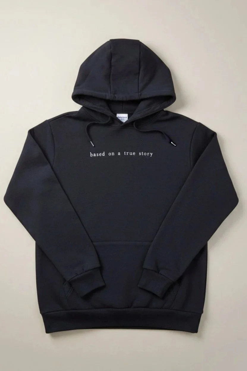 true story embroidered oversized sweatshirt (Copy)