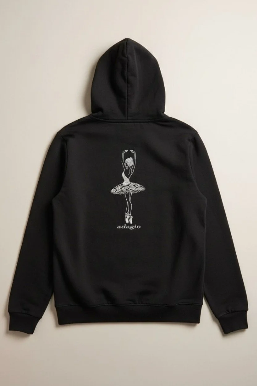 true story embroidered oversized sweatshirt dancers dance mom (Copy)