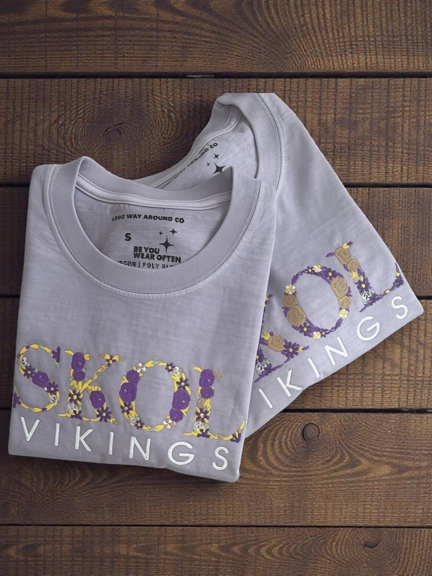 Floral SKOL Tee