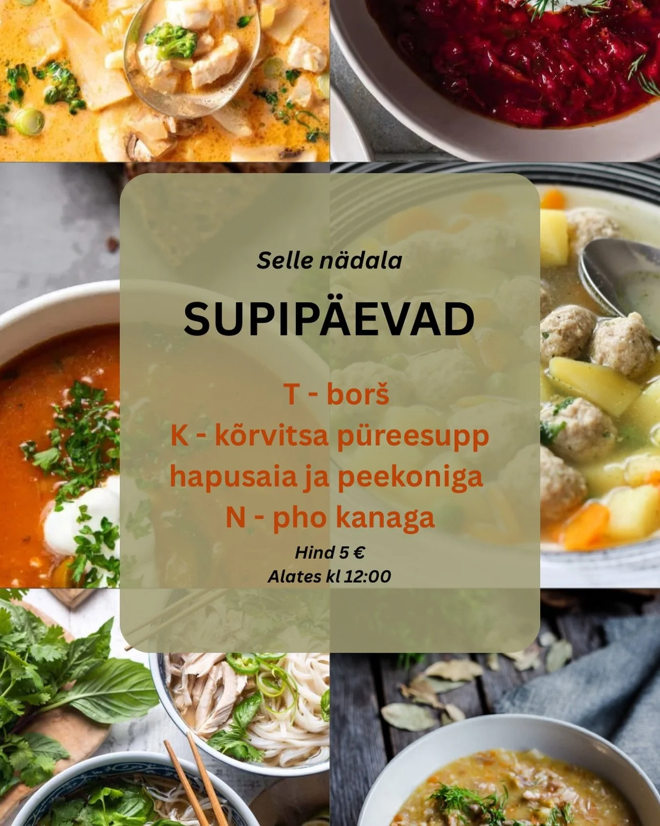 Tule supile! T&auml;na saad vastlakukli ka supi k&otilde;rvale haarata.