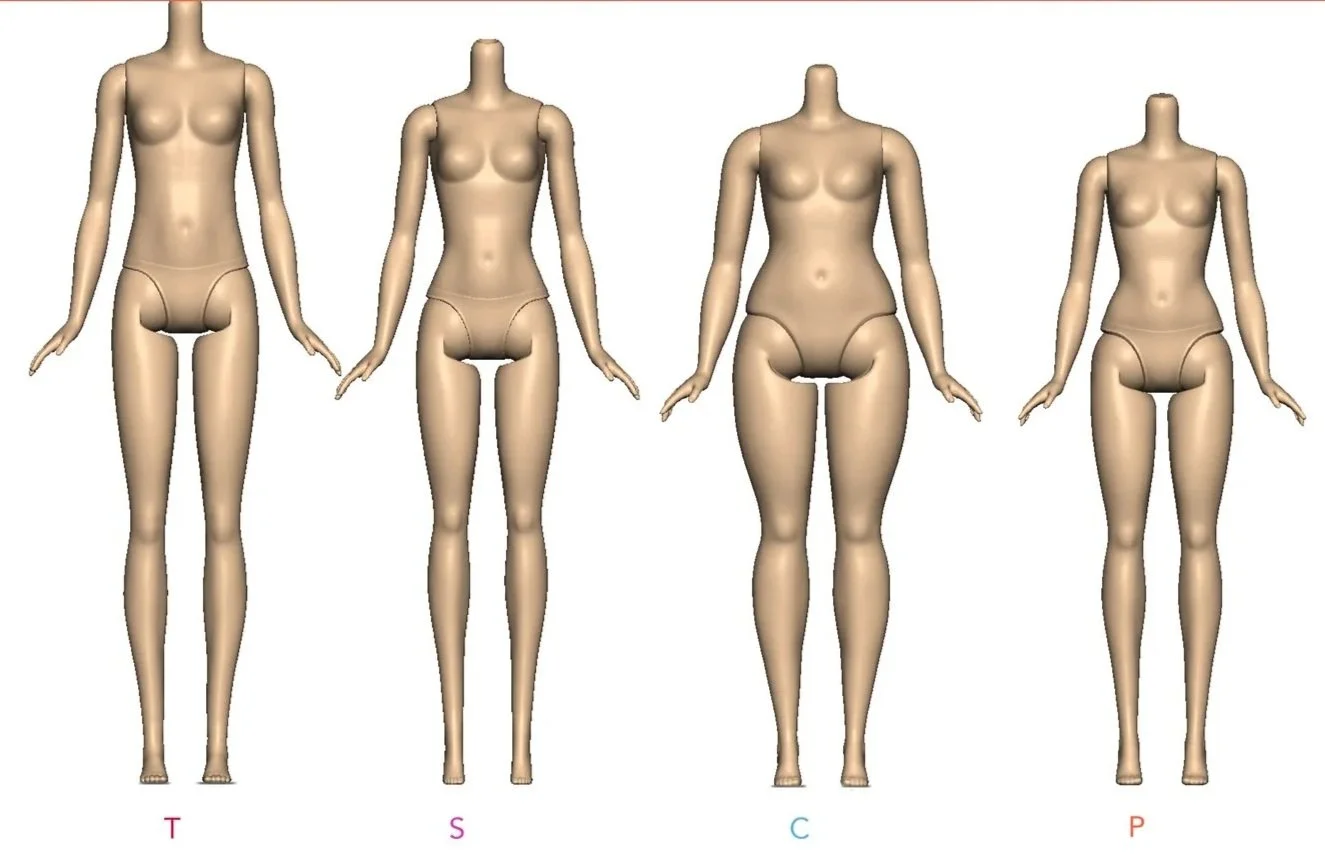 I was part of the team that created new body types for Barbie with my contribution of the curvy body. 
