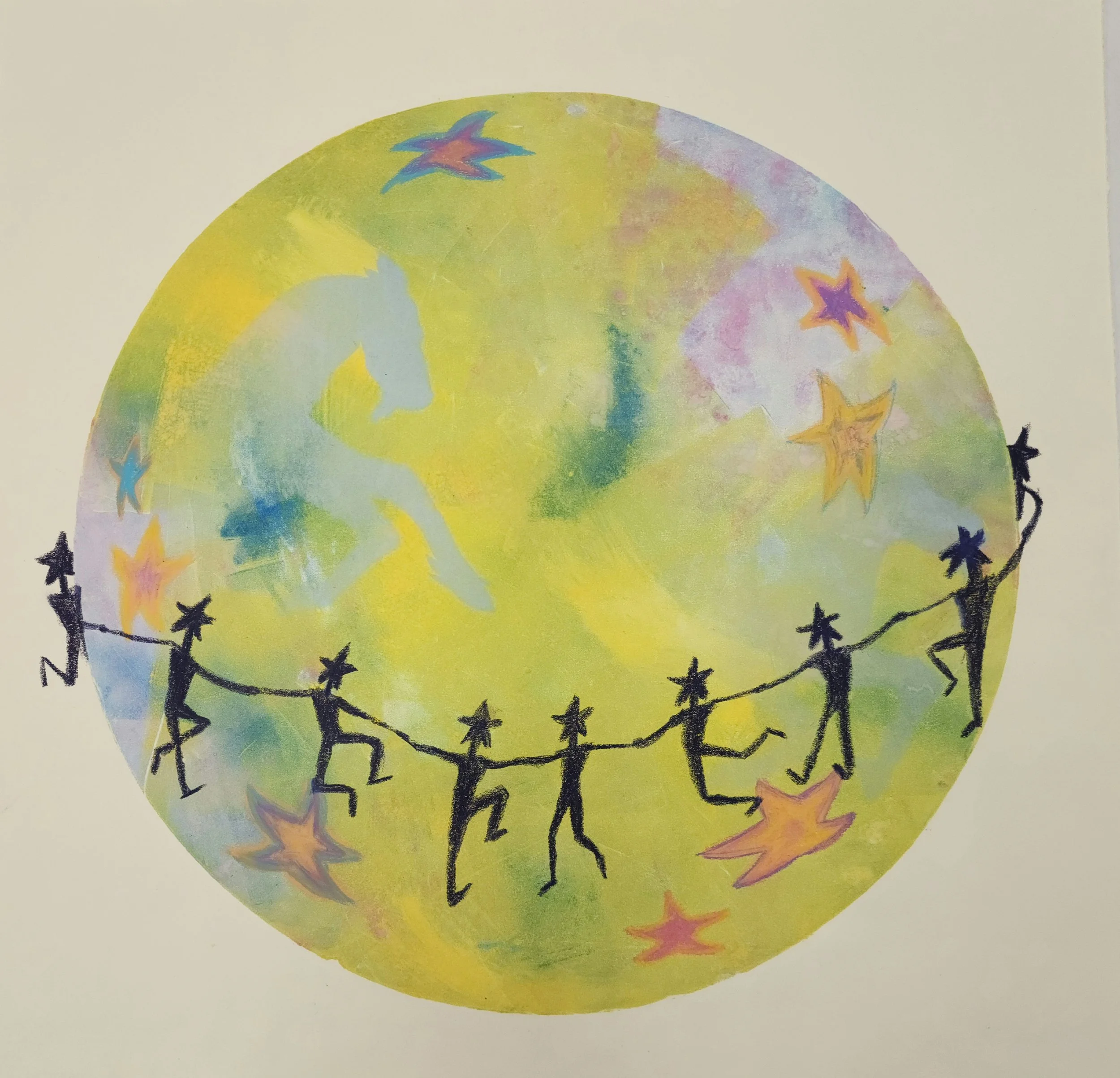 Untitled(Monoprint; 2024)