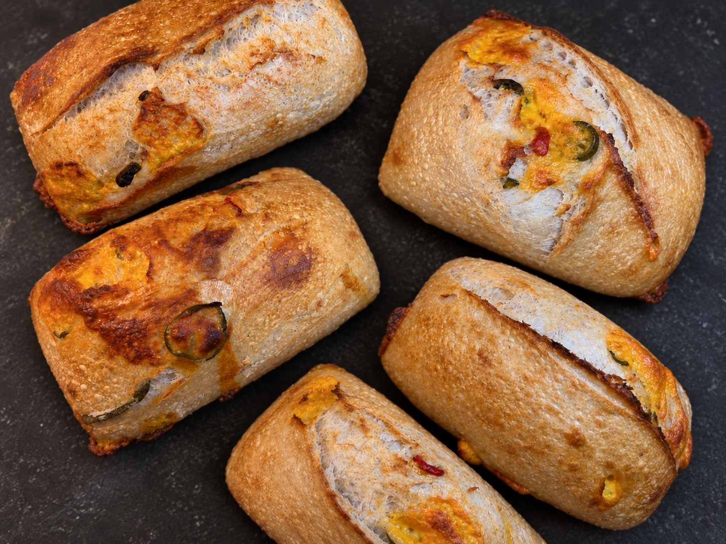 Jalapeno Cheese Sourdough Bread