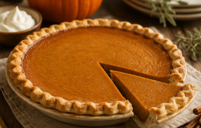 Homemade Pumpkin Pie