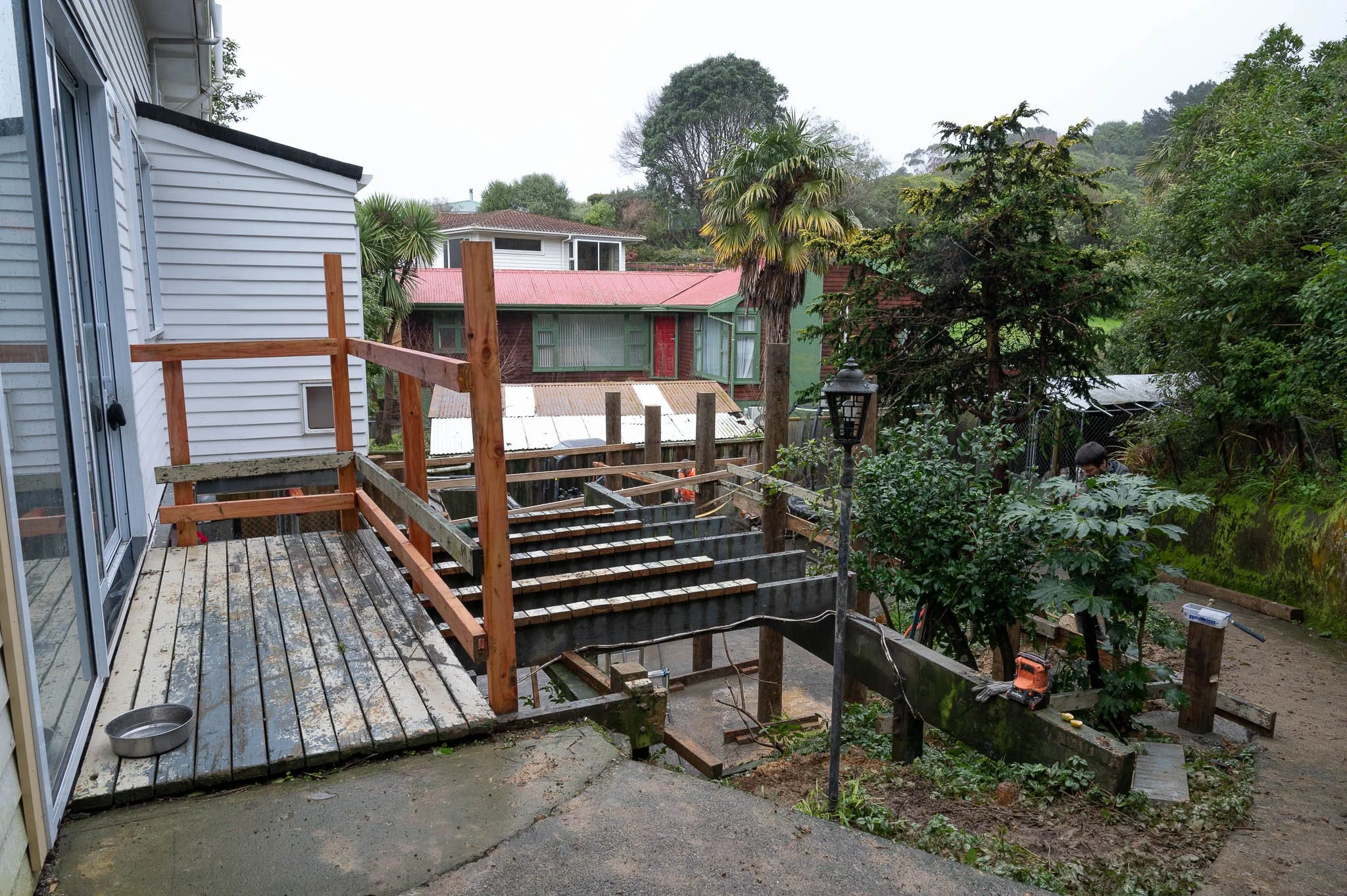 building a pine deck in churton park