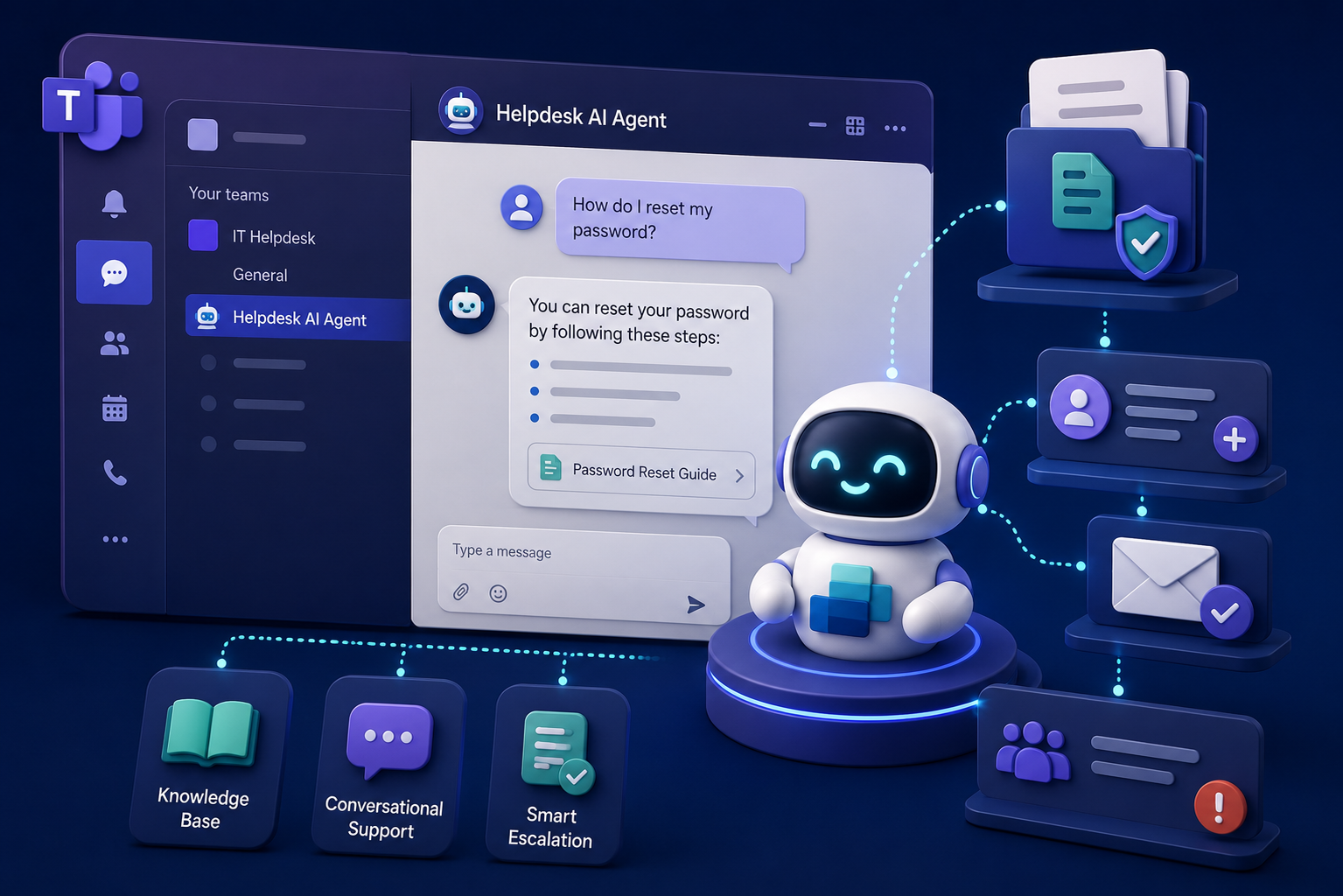 A Teams IT helpdesk agent in Copilot Studio: what shipped in v1 and what the test panel never showed