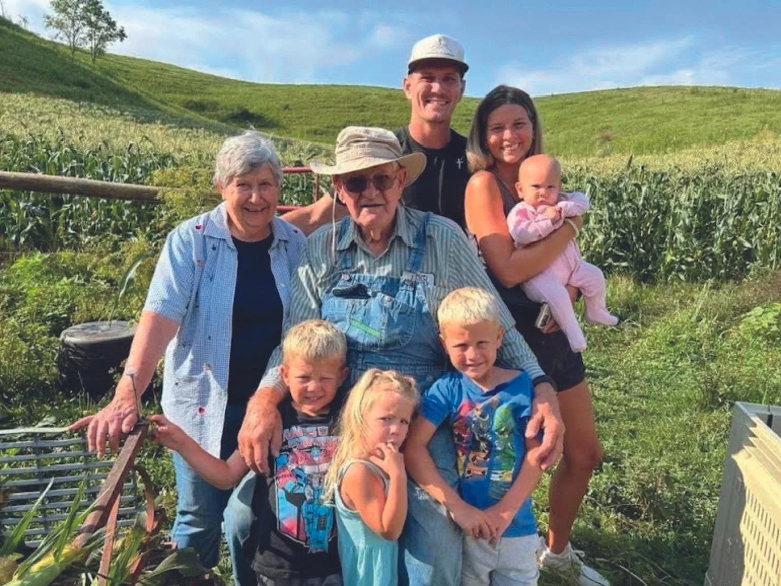 photo of farm family