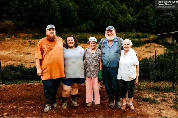 photo of farm family