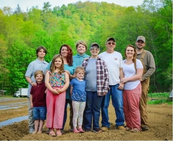 photo of farm family