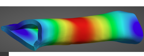 ANSYS total deformation map shows max displacement at the midpoint.