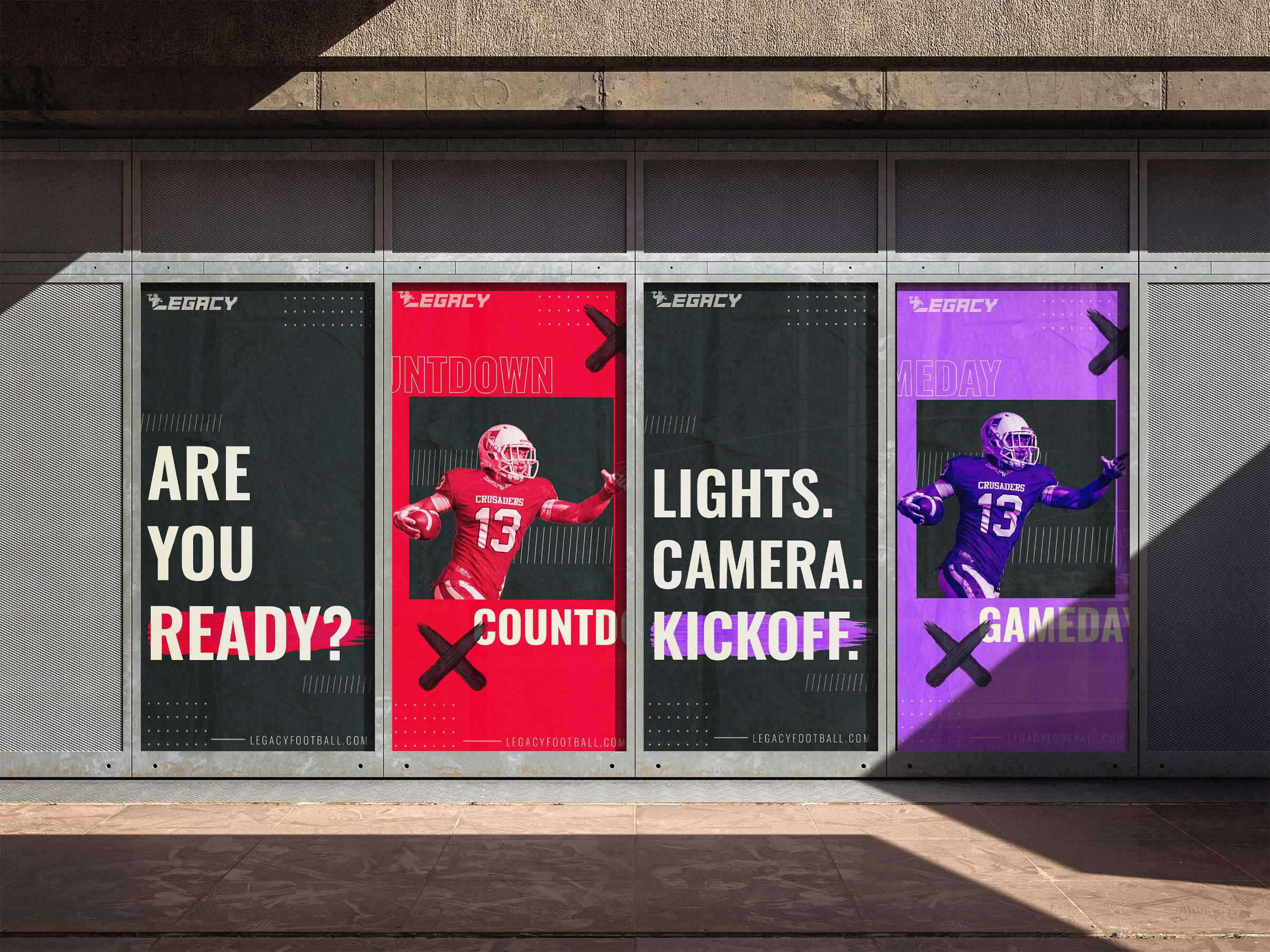 Legacy promotional posters