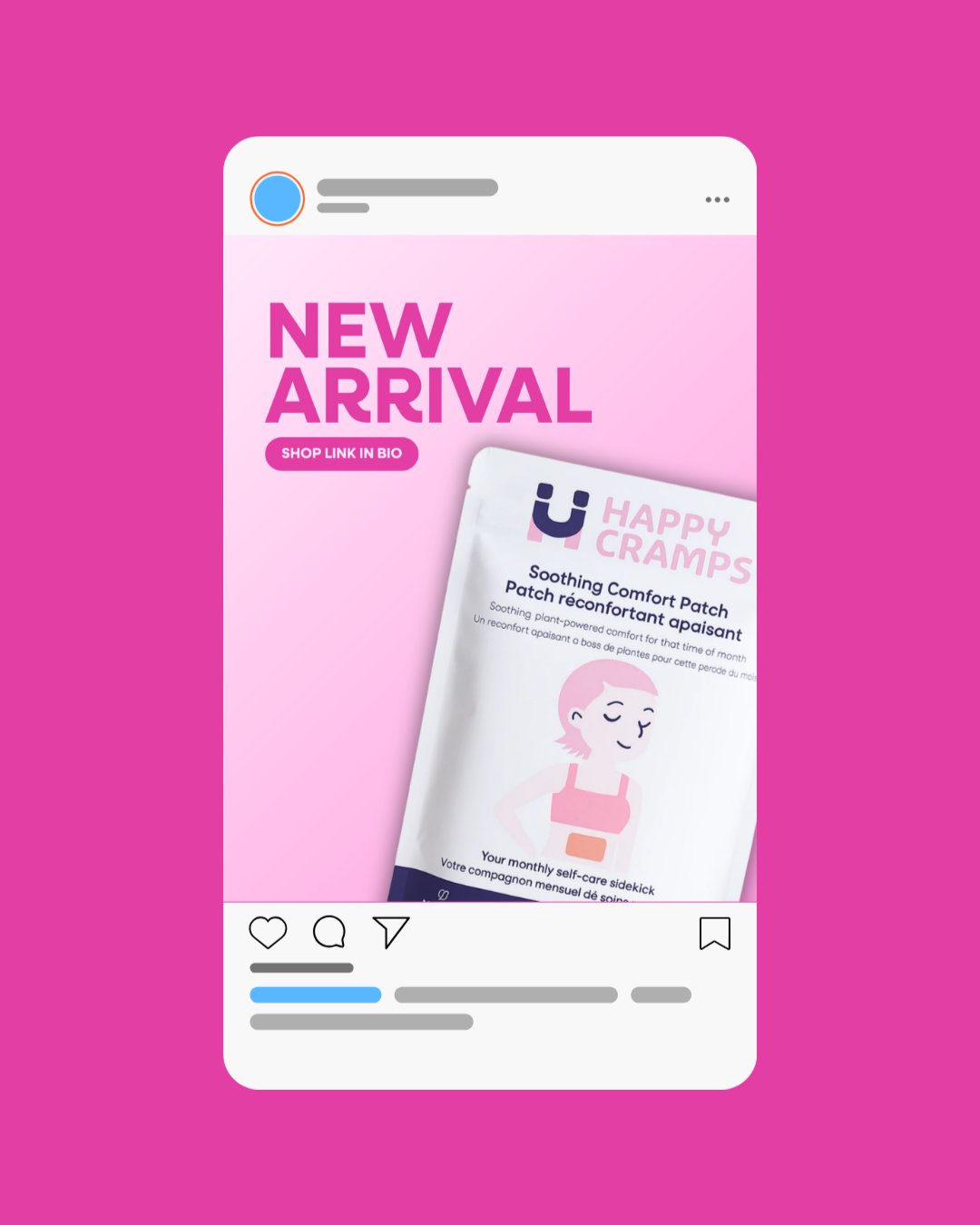 Social media post mockup.