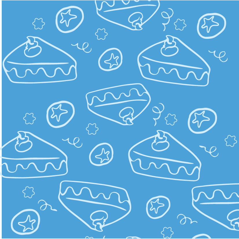 Blueberry flavour pattern