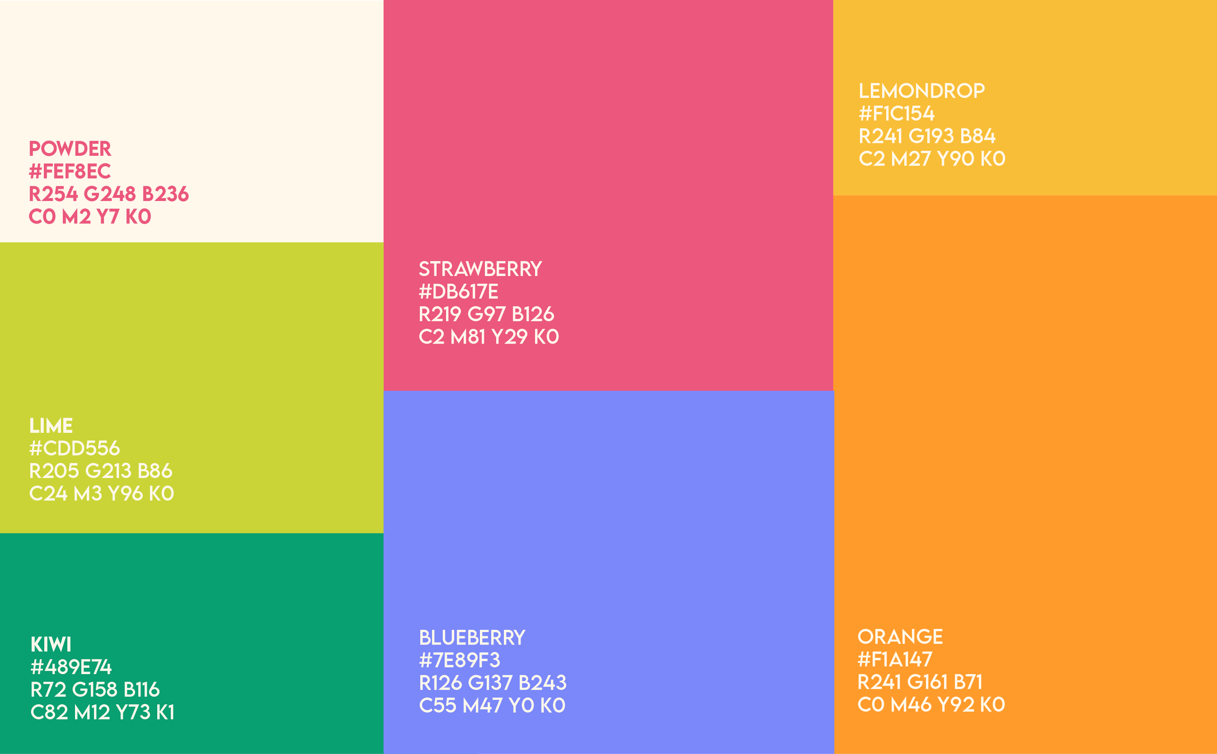 Jumi colour palette