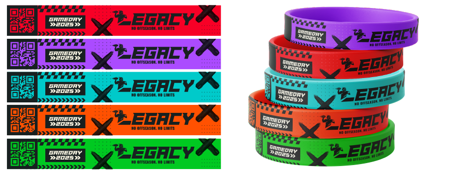 Legacy wristband designs