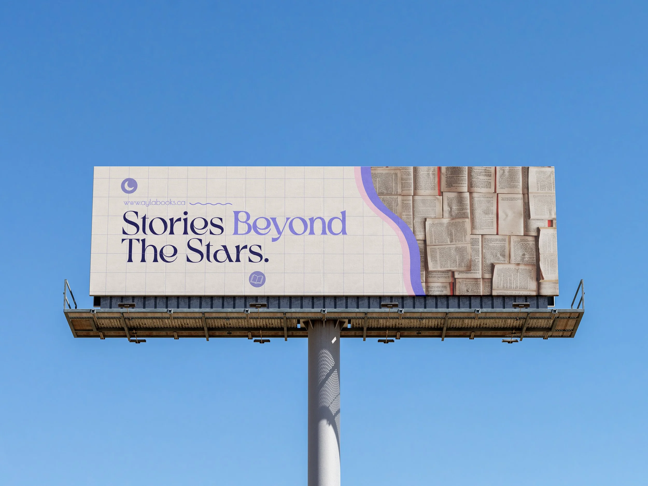 Billboard for Ayla Books & Co