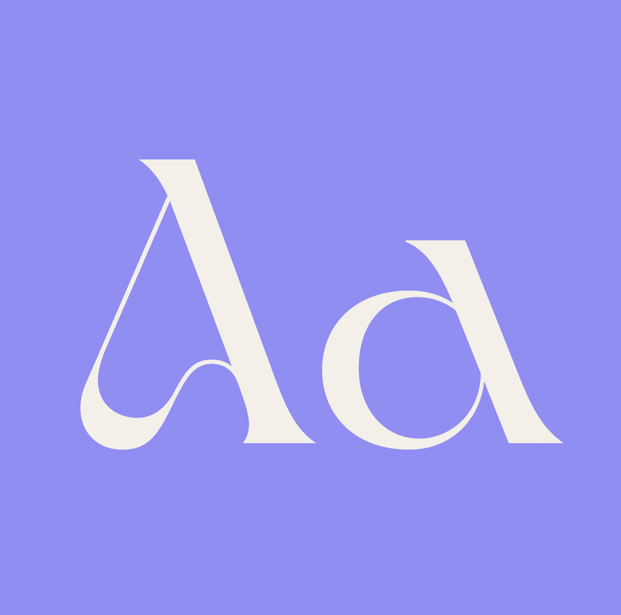 Typography pairing for Ayla Books & Co