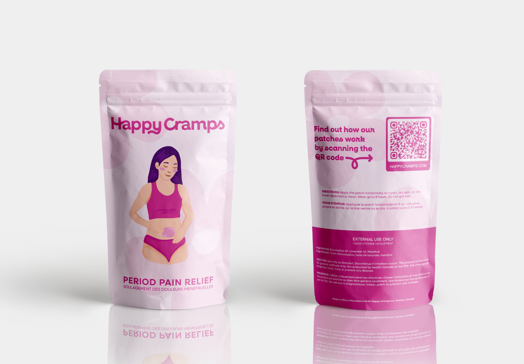 Concept of a final packaging design.