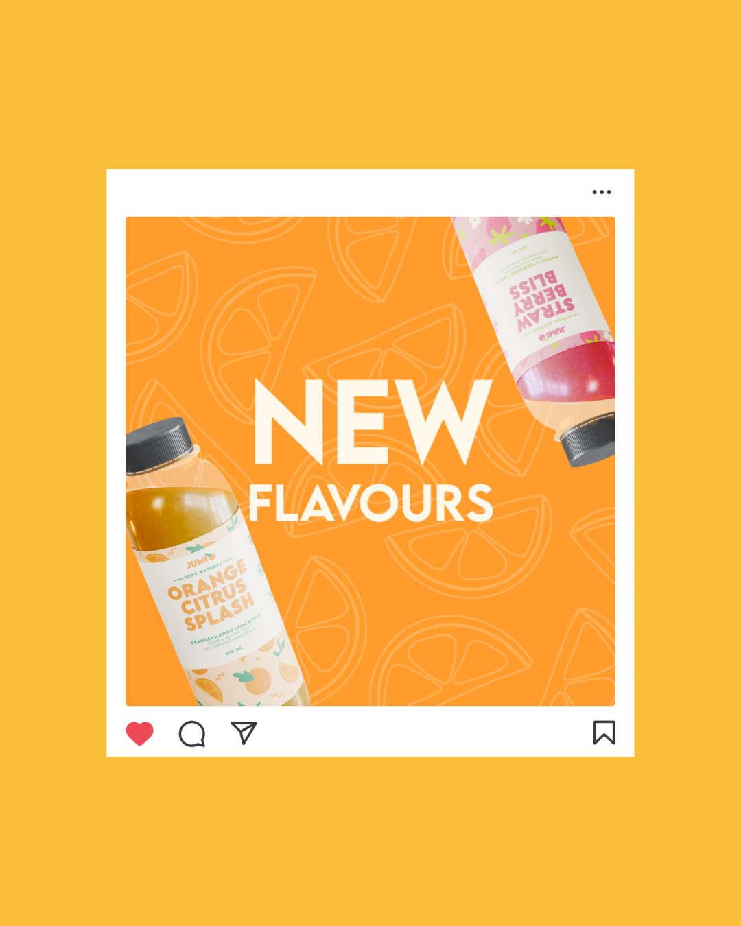 Jumi Instagram post design.