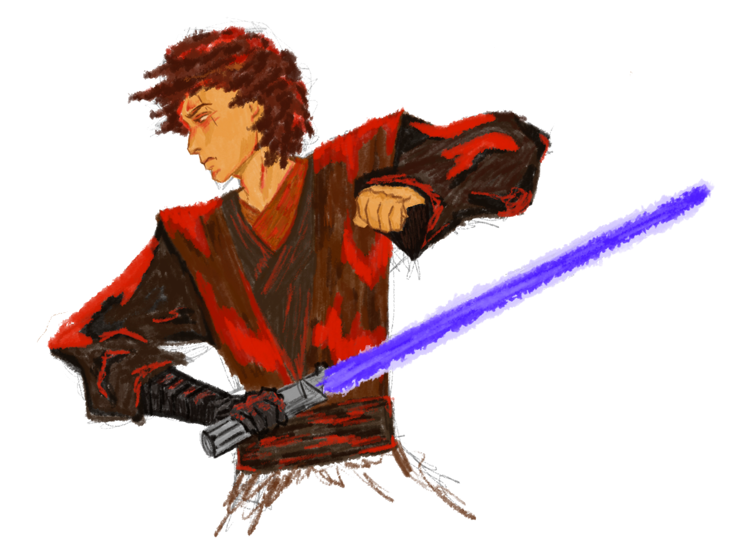 Sketch of Anakin Skywalker