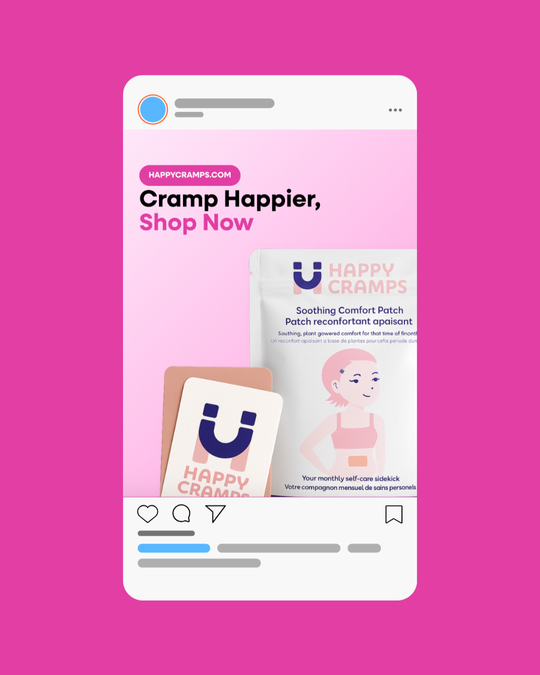Social media post mockup.