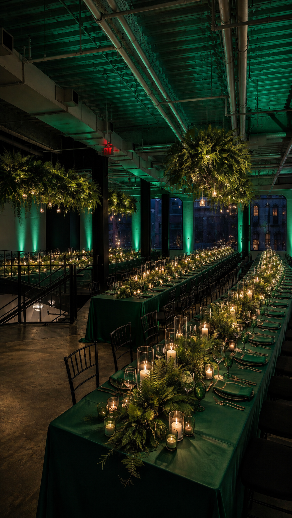 Emerald Candlelit Industrial Banquet Hall.png