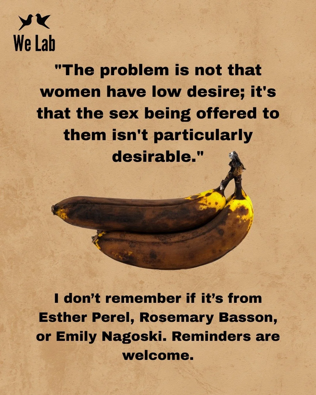 So many people, especially women, with low desire feel broken, feel like they're disappointing their partners, or feel like they're missing something in life.

And they do miss something. In many cases, they miss having something in their life worth 