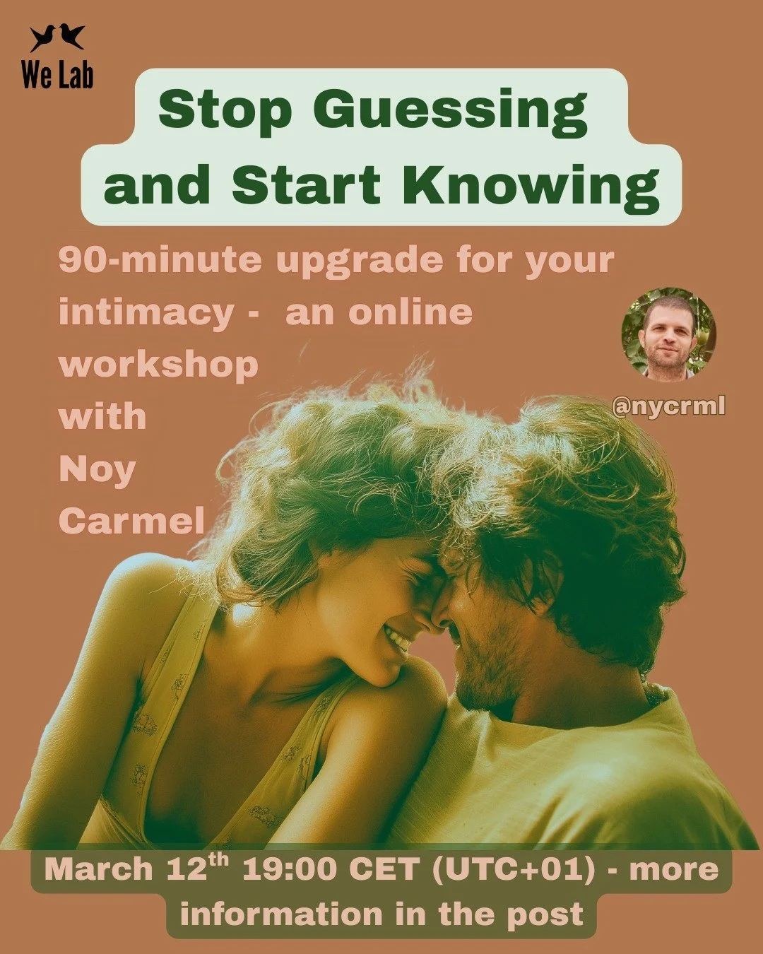 🐦&zwj;🔥 90-Minute Intimacy Upgrade &ndash; Give and Receive Lovingly - An online workshop for couples and duos

Ever been here?

🌵 You're giving your partner what you think is the massage of their dreams, only to discover 30 minutes later it's now